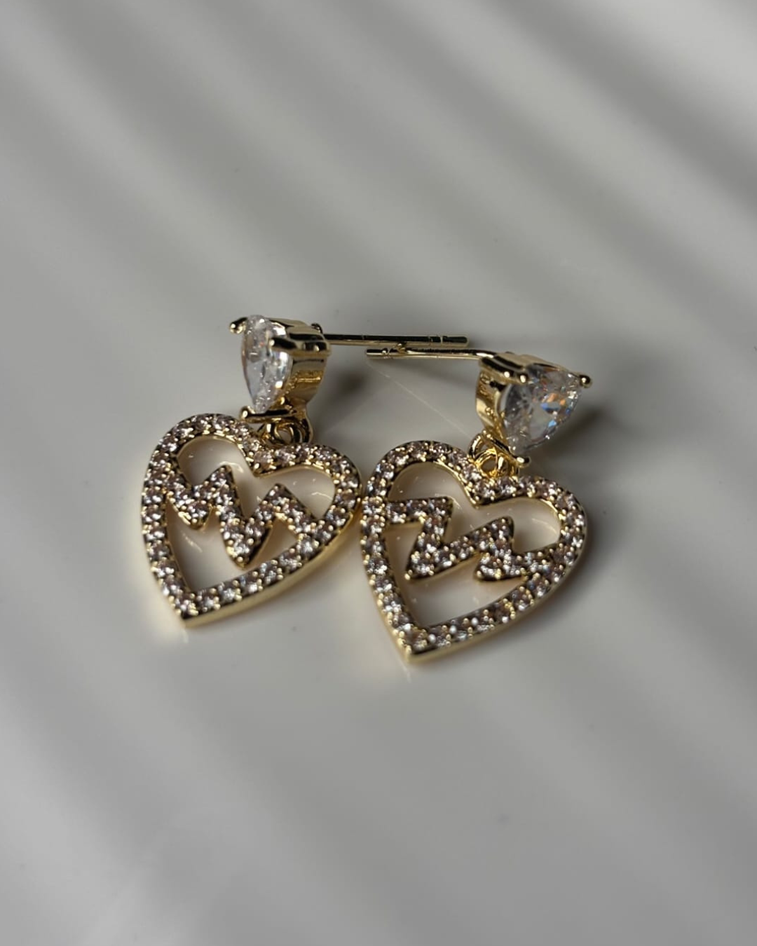 Luxury Heartbeat Design Anti-Tarnish Earrings - Image 3
