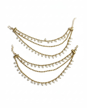 Layered Beaded Dangle Earrings