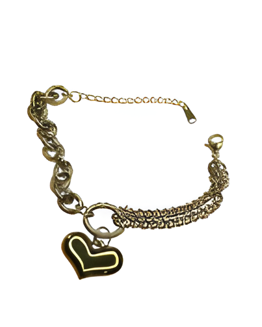 Heart Charm Anti-Tarnish Bracelet