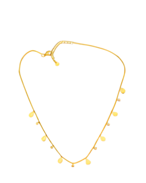 Elegant Anti-Tarnish Gold-Plated Teardrop Necklace